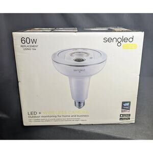 LED + Wireless Camera Sengled Outdoor Home Business Monitoring Motion Detection